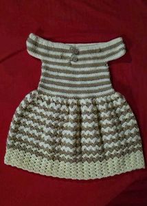 Handmade Crochet Baby Dress