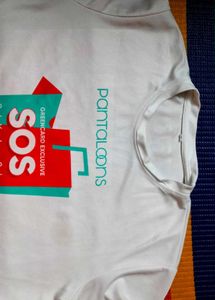 Pantaloons White Graphic T-Shirt