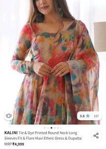 Beautiful Flairy Anarkali Suit