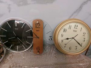 3 Ajanta Wall Clocks