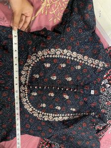 Cotton Ethnic Printed Kurta Set
