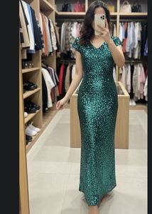 double shade Sparkling Sequin Bodycon Dress