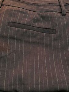 Formal  Brown High Waist Pant