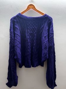 Purple Cardigan