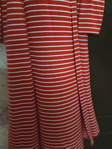 Striped Red Shrug