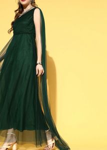 Elegant One-Shoulder Gown