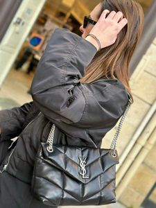 YSL LOULOU PUFFED SHOULDER BAG WITH BOX