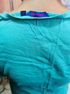 Women’s Green A- Line Kurti