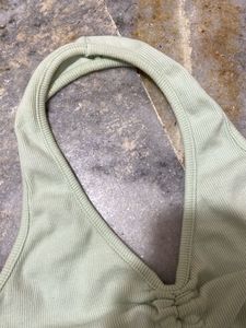 Green Halter Neck Top