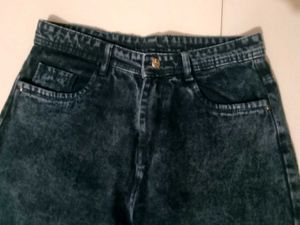 Washed Details Denim Jeans For Women