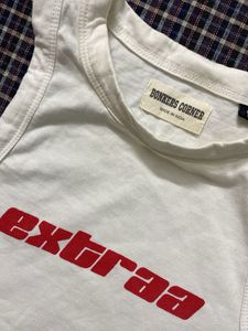 Bonkers White &#39;extraa&#39; Tank Top