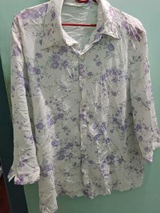 Floral Button-Down Shirt