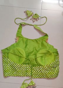 Lemon Green Colour Blouse