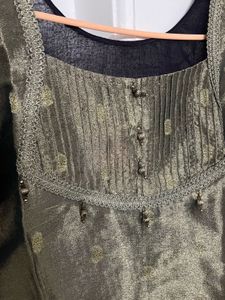 Elegant Olive Green Kurta