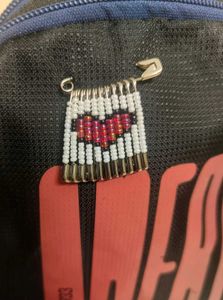 Pixel Heart Bead Charm ❤️