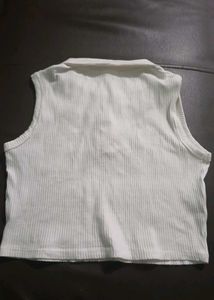 White Crop Top