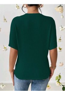 Green Knit Top