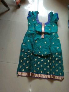 Sea Green Silk Kurti