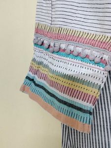 Striped Cotton Kurti