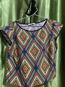 Green Crop Korean Style Top