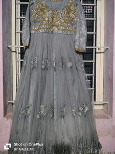 Elegant Embroidered Pakistani Dress