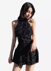 Cute Black Romper