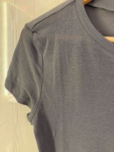 Sheer Grey Top, Can Be Styled In Many Ways