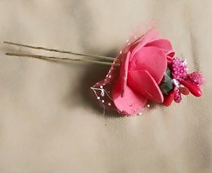 Price Drop Rose Hair Pins &amp; Clip