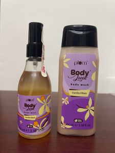 Plum Combo Vanilla Mist & Bodywash New