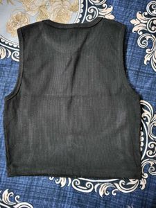Black Sleeveless Top