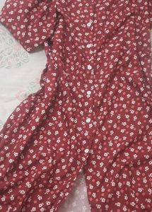 Floral Print Midi Dress