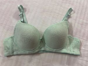 Pastel Green Padded Bra Women