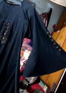 Elegant Black Ethnic Abaya