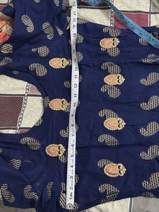 Elegant Blue Ethnic Skirt