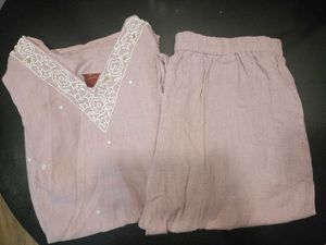 &#34;Som&#39;s Creation&#34; Pastel Mauve Elegant Ethnic Set💜