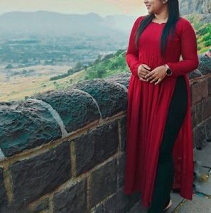 Nyra Cut Kurti Maroon !!!!