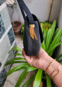 Dior Vintage Sac A Main Black Crossbody Bag