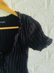 Zara Ribbed Top