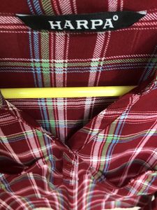 Harpa Maroor Checkered Shirt