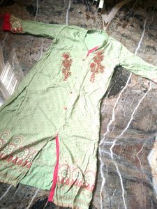 Elegant Green Kurta(XXL)