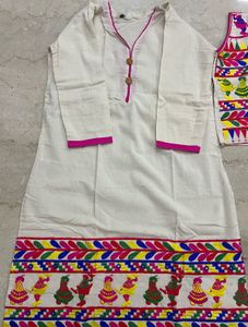 Embroidered Indian Dress Fabric