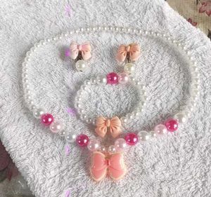 FIRSTCRY Cute bow Jewelry Set