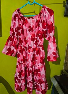 Floral Print Mini Dress