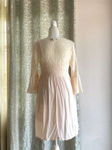 Lace Detail Mini Dress