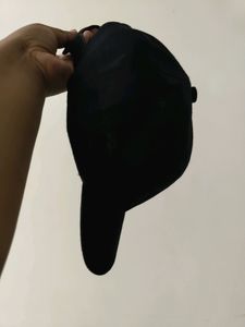 Plain Black Cap