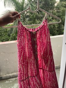 Pink &amp; White Sundress