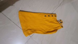 Yellow Crop Top
