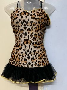 Pintrest Yk2 Leopard Print Dress