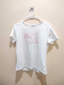 Mango Women Printed Pure Cotton Tshirt