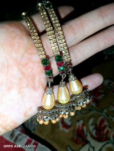 Beautiful Diemond Kada Bangle Bracelet With Latkan